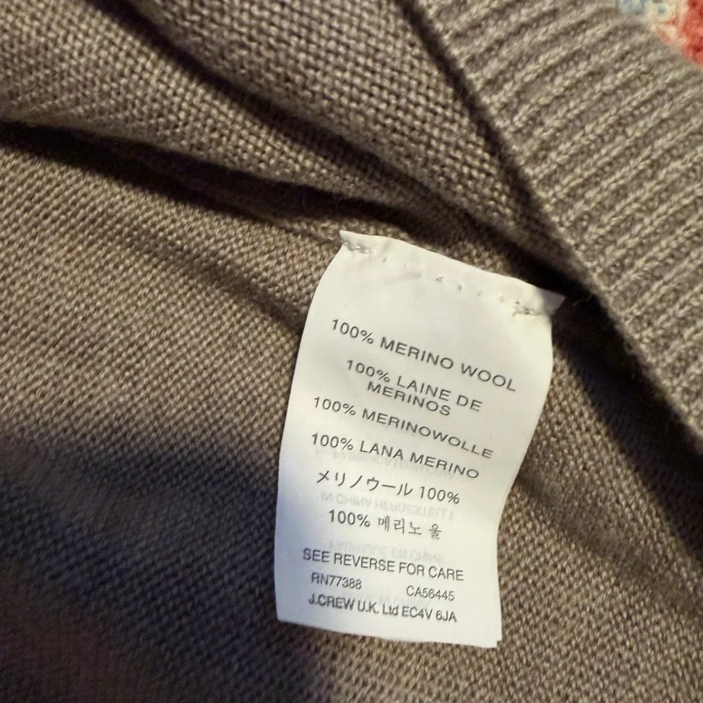 J.Crew merino wool crewneck swingy sweater